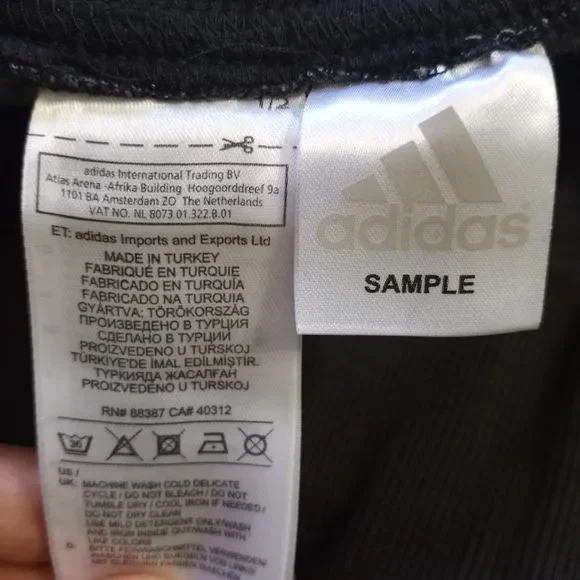 Adidas X Stella McCartney Crop Sweatpants Joggers size Small Black/Gray - Picture 7 of 12